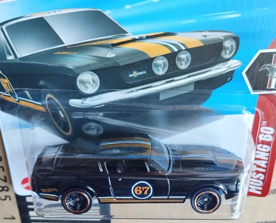 ホットウィール マスタング 1967 シェルビー GT500 ブラック ダイ