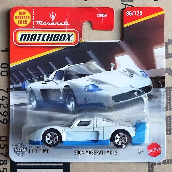 Rare Matchbox Car - 2004 Maserati MC12 Supercar Diecast Scale