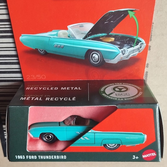 Matchbox Car - 1963 FORD THUNDERBIRD Diecast 1/64 Scale Model