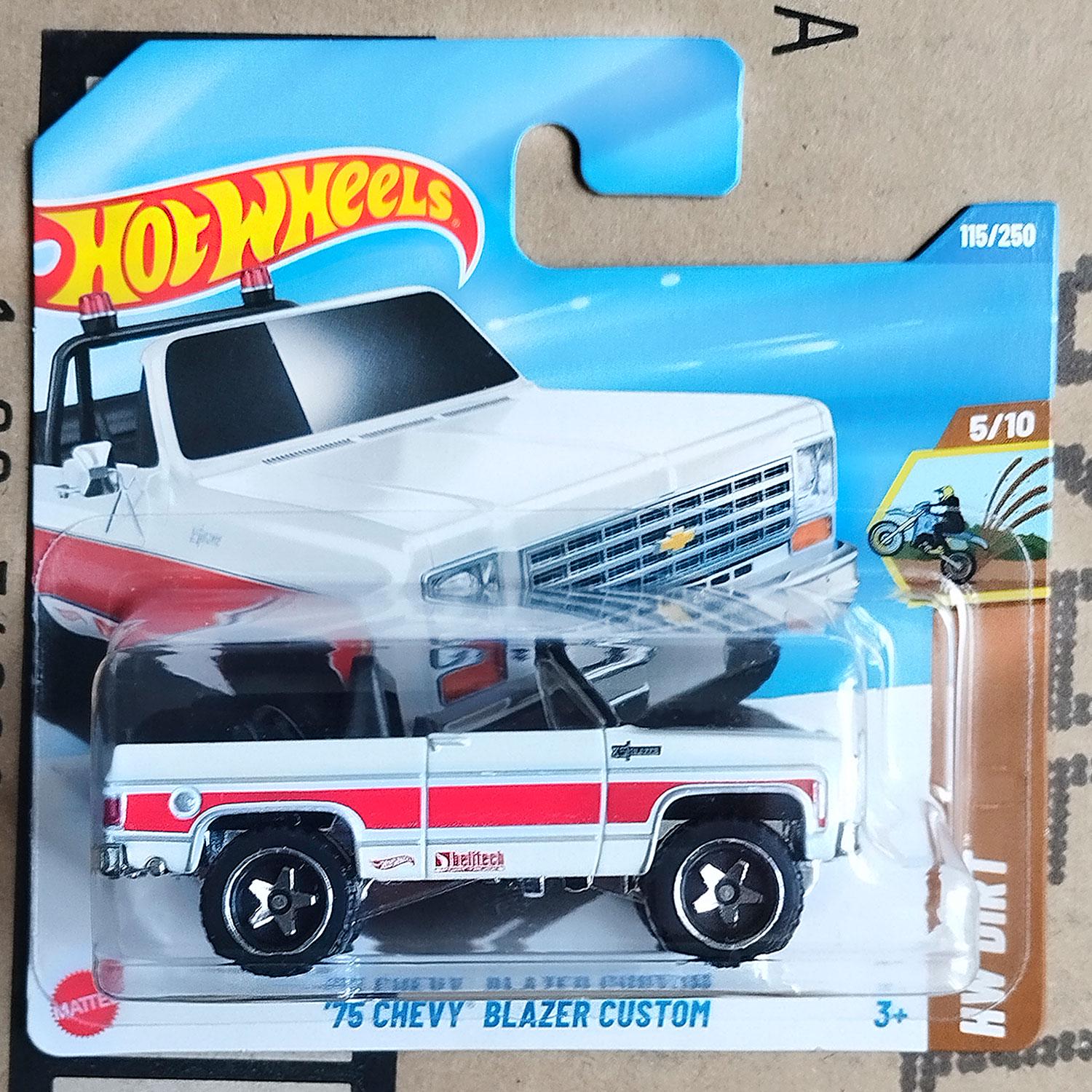 Coche De Colección Hot Wheels - Jaws (Tiburón) Chevrolet Blazer Amity Police 1975 - Escala 1:64 - 7