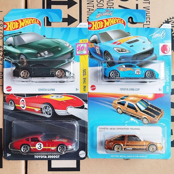 トヨタ GR86 、GRスープラ +おまけ Gift Set 4 Hot Wheels Toyota Supra GR86 Diecast 1/64 Scale Models