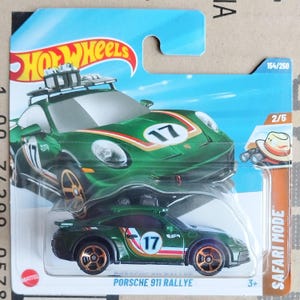 Rare Hot Wheels Porsche 911 Rally Diecast Scale Model | Rare Find Collectible Toy Race Car |  Car Collector Gift | Gift for Boyfriend
