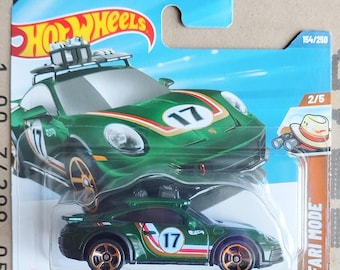 Rzadki model Hot Wheels Porsche 911 Rally Diecast Scale | Rzadki znalezisko kolekcjonerskie, zabawkowy samochód wyścigowy | Prezent dla kolekcjonera samochodów | Prezent dla chłopaka