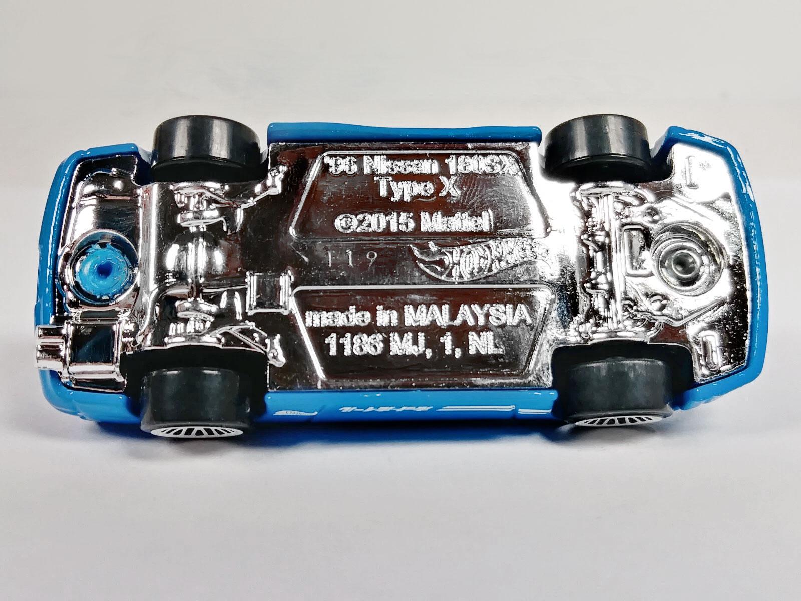 Rare Hot Wheels 1996 NISSAN 180SX TYPE X Diecast Metal 1/64 Scale