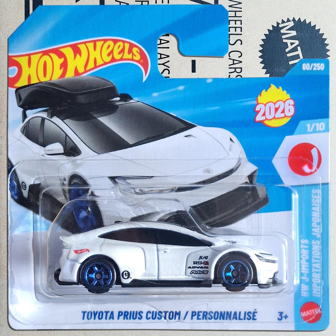 Hot Wheels Toyota Prius Custom Diecast JDM Car 1:64 Model | Gift