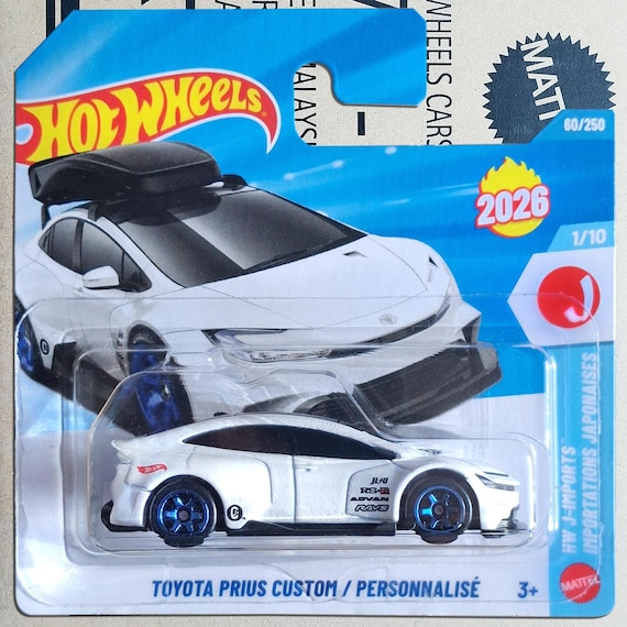 ホットウィール トヨタ プリウス カスタム ダイキャスト JDM カー 1:64