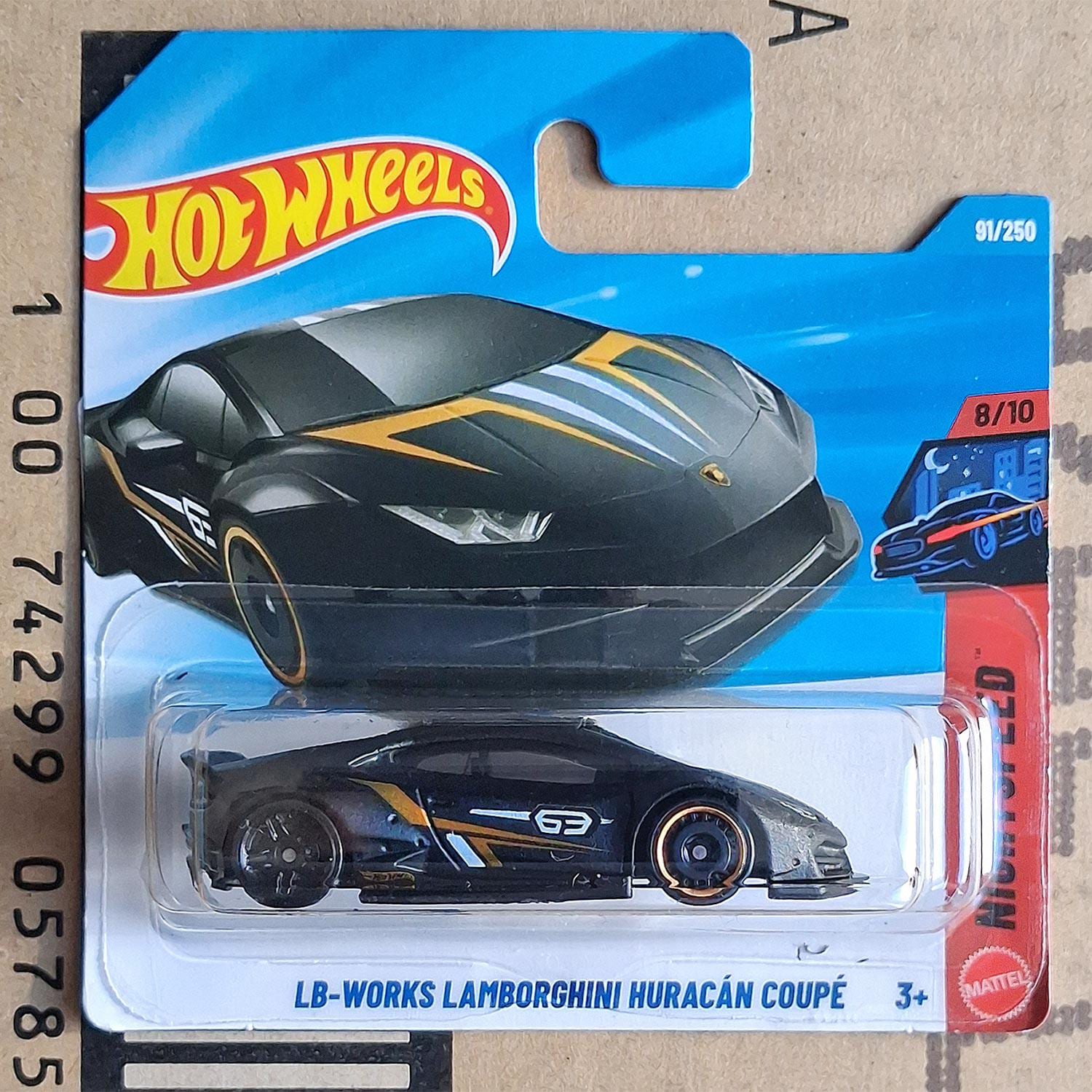 Set of 4 Hot Wheels Lamborghini Huracan Diecast 1/64 Scale Models