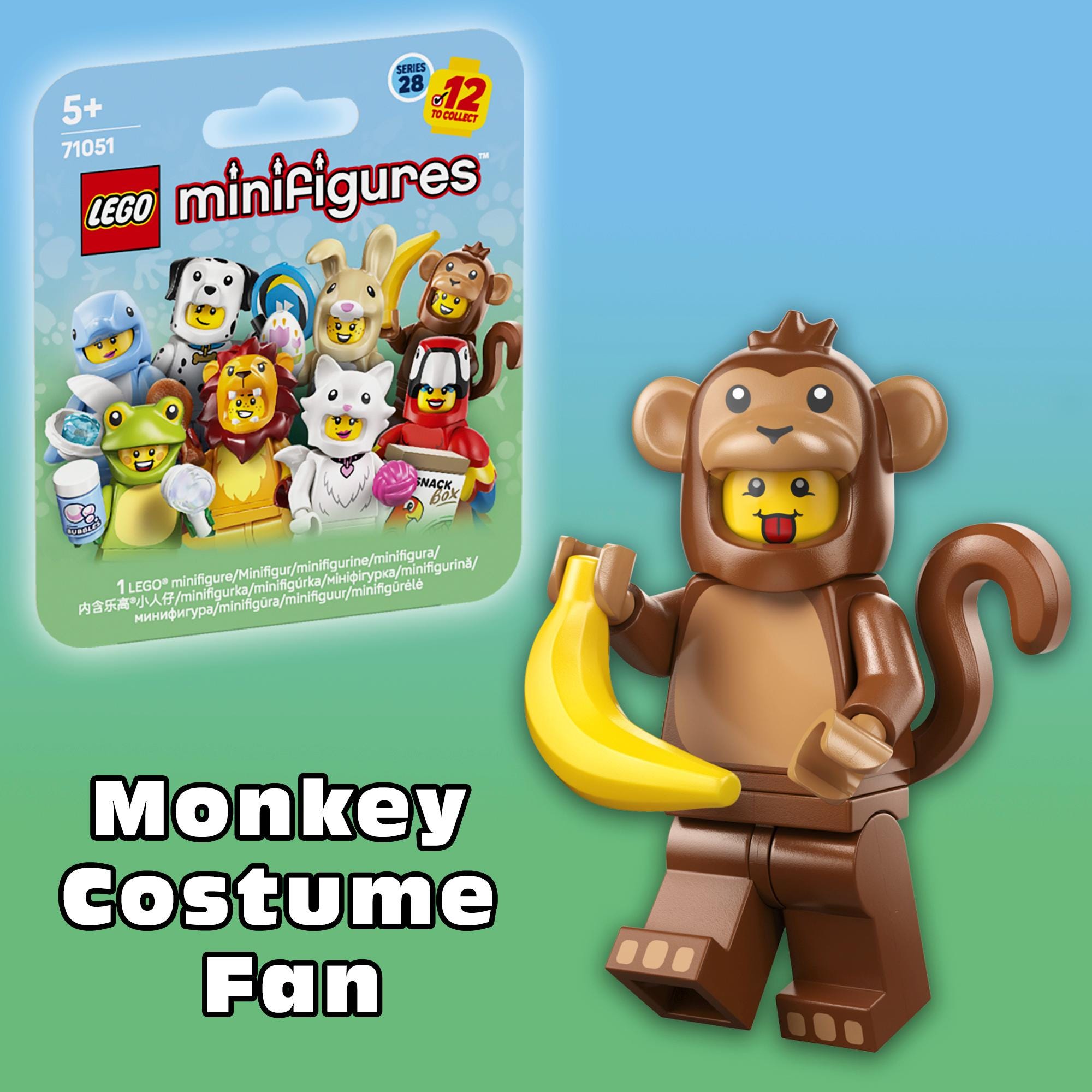 LEGO Minifigures Series 28 Monkey Costume Fan 71051 | Collectible