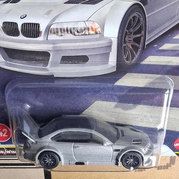 Premium Hot Wheels BMW M3 GTR Diecast 1/64 Scale Model | Gift for
