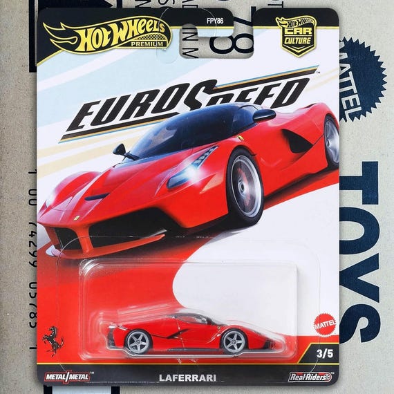 2025 Hot Wheels Premium LAFERRARI RED Collectible Diecast 1/64