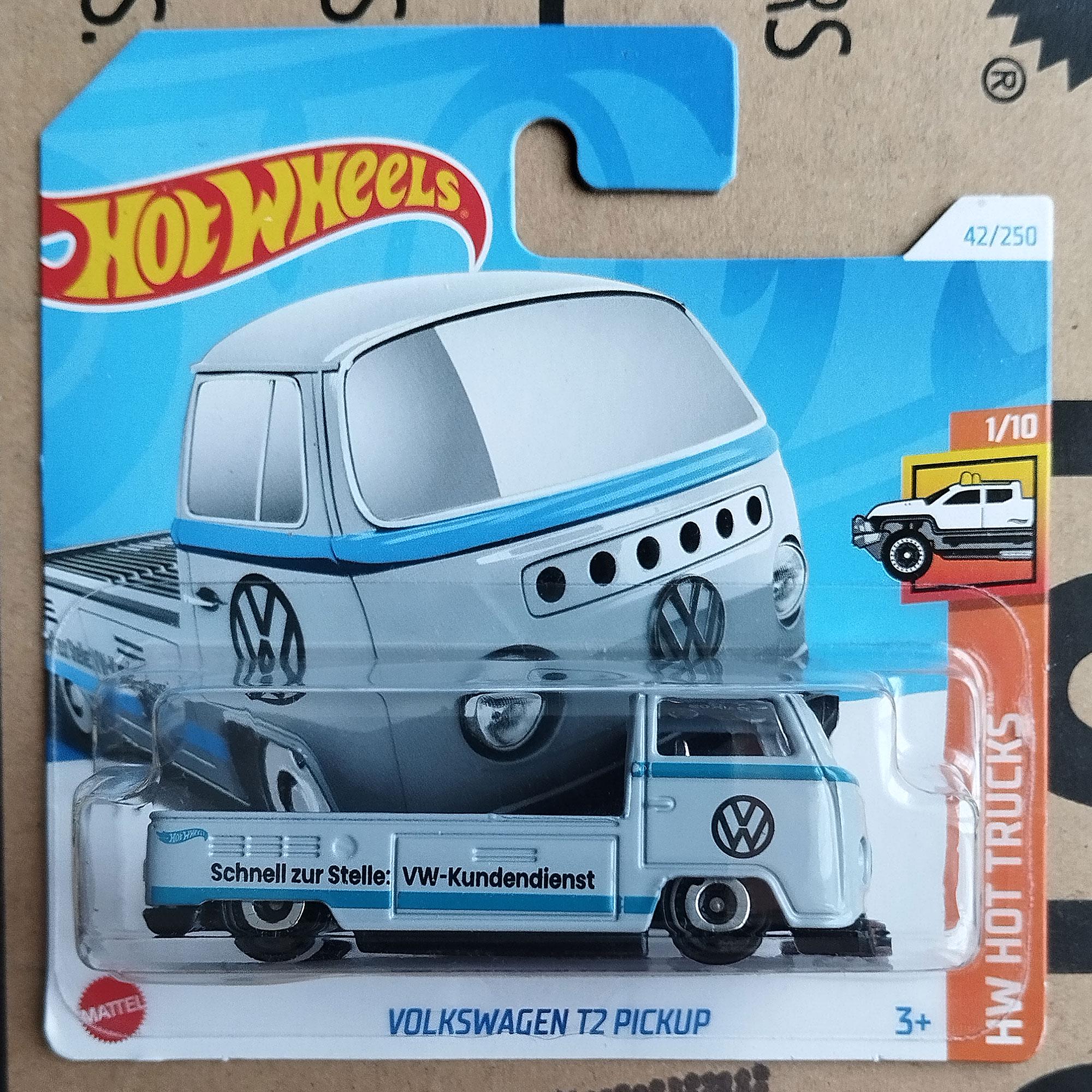 Hot Wheels 50th Anniversary – VW T2 Pickup, Hellblau, Maßstab 1:64, 2018 HW Hot Trucks Serie