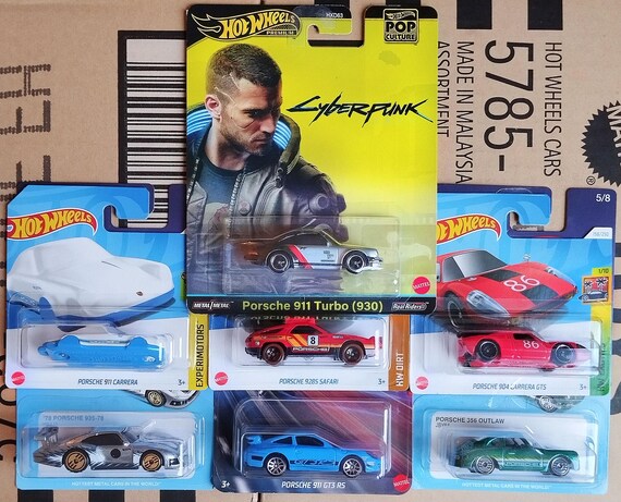 Lot of 7 Hot Wheels Porsche 911 Carrera - 1/64 Diecast Scale Models,  Collectible Rare Find Miniature German Race Car Lover Gift for Friend - Etsy