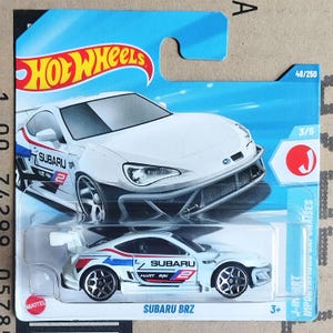 Modelo a escala fundido a presión Hot Wheels SUBARU BRZ / Juguete deportivo coleccionable japonés / Regalo de coleccionista de autos JDM / Regalo para hermano / Regalo para amigo
