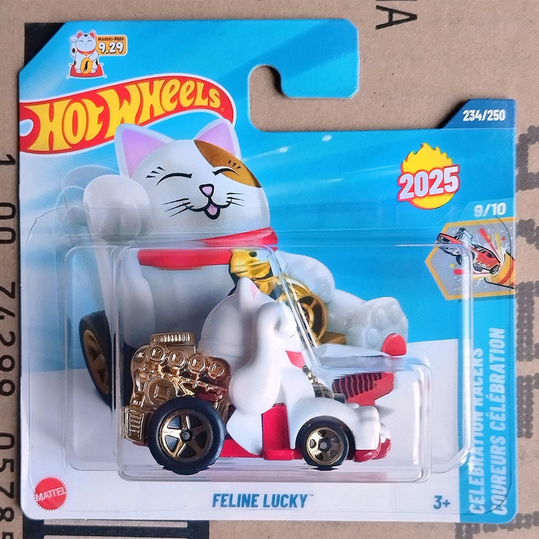 レアなホットウィールの招き猫 - 小判コイン付き招き猫 ダイキャスト