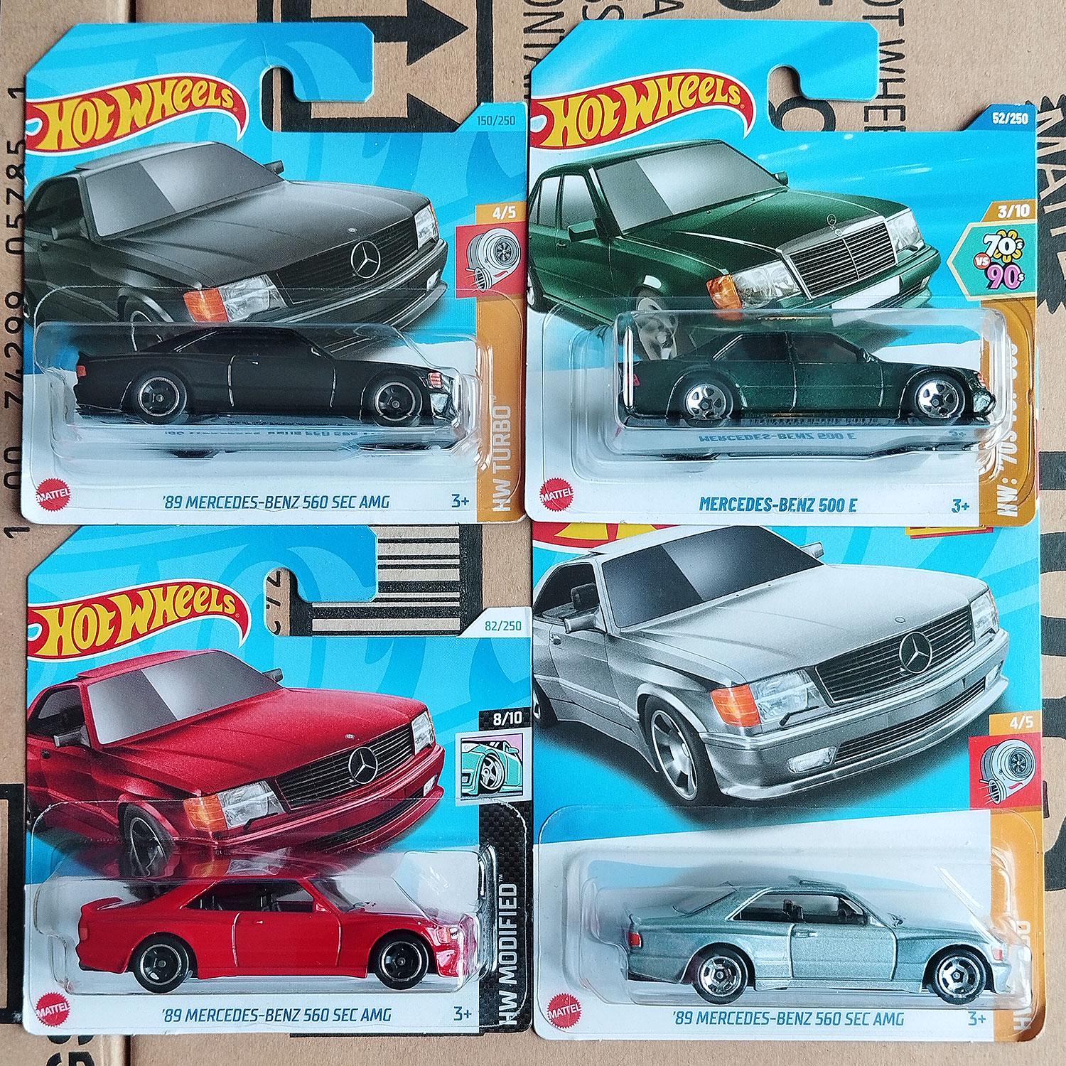 Hot Wheels Mercedes-Benz 4台セット【新品】 Hot Wheels Mercedes-benz Set of 4 Collectible Diecast 1/64 Scale