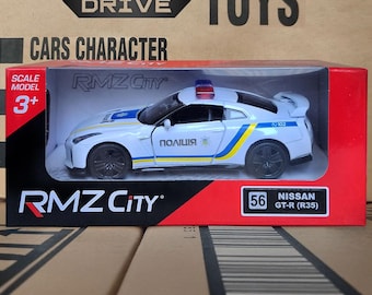 Nissan GT-R Police Car of Ukraine RMZ City Official Licensed