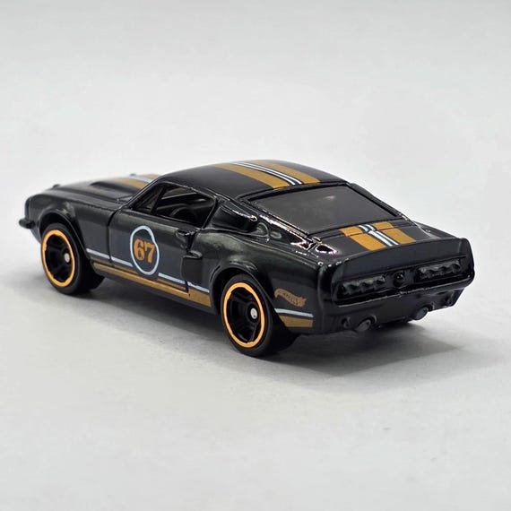 ホットウィール マスタング 1967 シェルビー GT500 ブラック ダイ