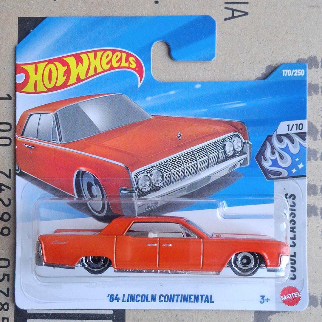Rare Hot Wheels 1964 Lincoln Continental Lowrider Diecast Scale