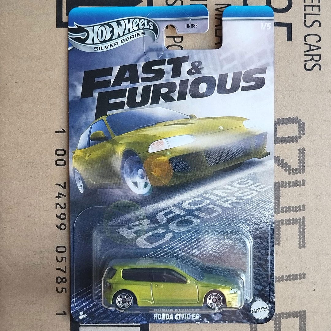 Hot Wheels Honda Civic EG Fast and Furious 1/64 Diecast