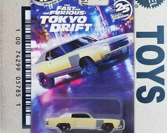 5 Hot Wheels Fast & Furious Tokyo Drift Diecast 1/64 Scale Models