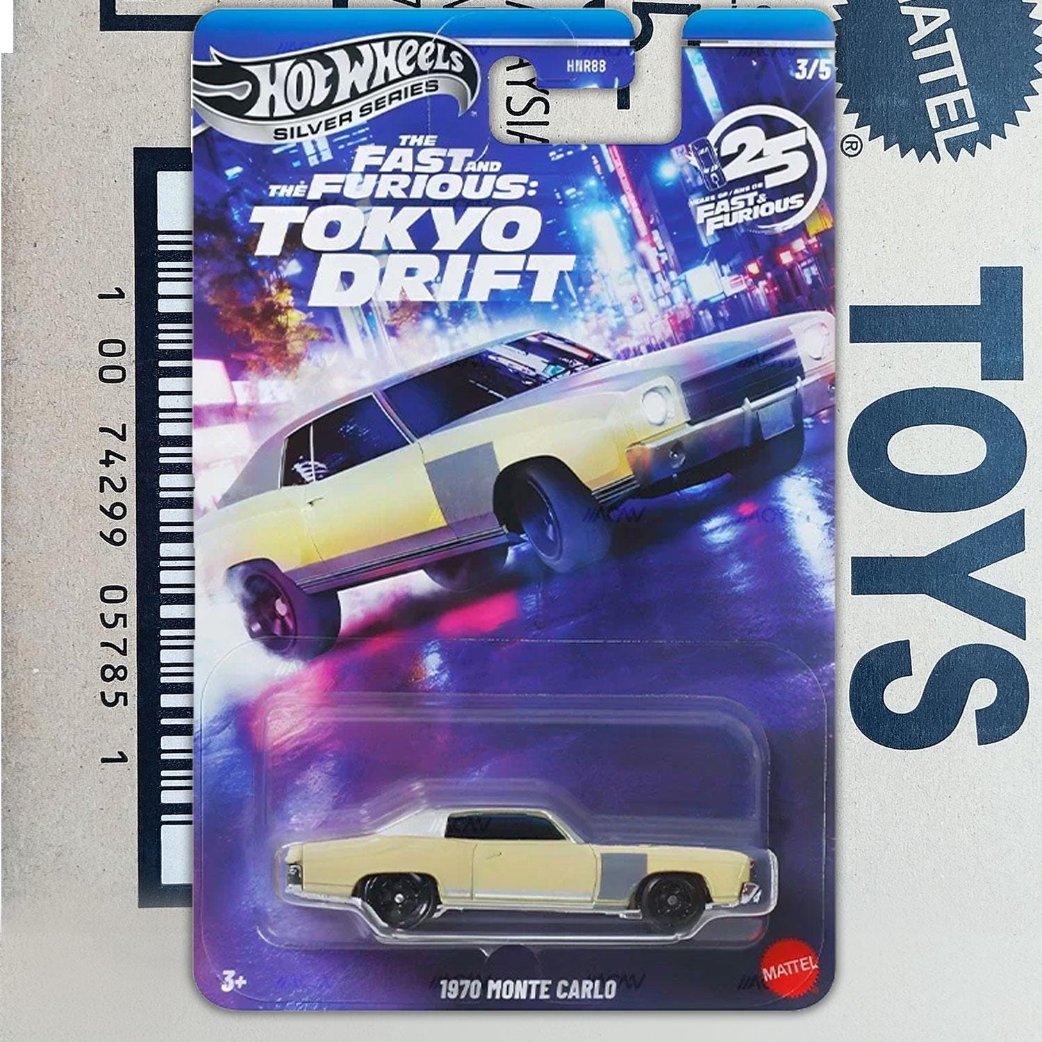 5 Hot Wheels Fast & Furious Tokyo Drift Diecast 1/64 Scale Models