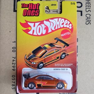 2025 Hot Wheels HONDA CIVIC SI Die Heißen Druckguss-Skala Modell, selten finden Sammler Spielzeug Rennauto, Geschenk für Freund, Auto Sammler Geschenk