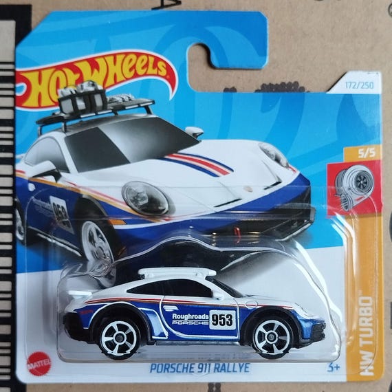 希少なホットウィール - ポルシェ911ラリーダカール ダイキャスト 1/64