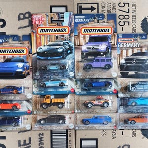 Matchbox German Cars Rare Find 1/64 Mattel Diecast Scale Models - BMW M3, Volkswagen, Audi, Mercedes Benz. Perfect Car Collector Gift Idea