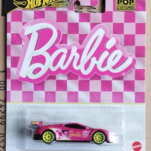 Rare Hot Wheels Barbie 65th Corvette C8.R Diecast 1/64 Scale Model | Collectible Chevrolet Car Collector Gift | Barbie Movie Lover Gift