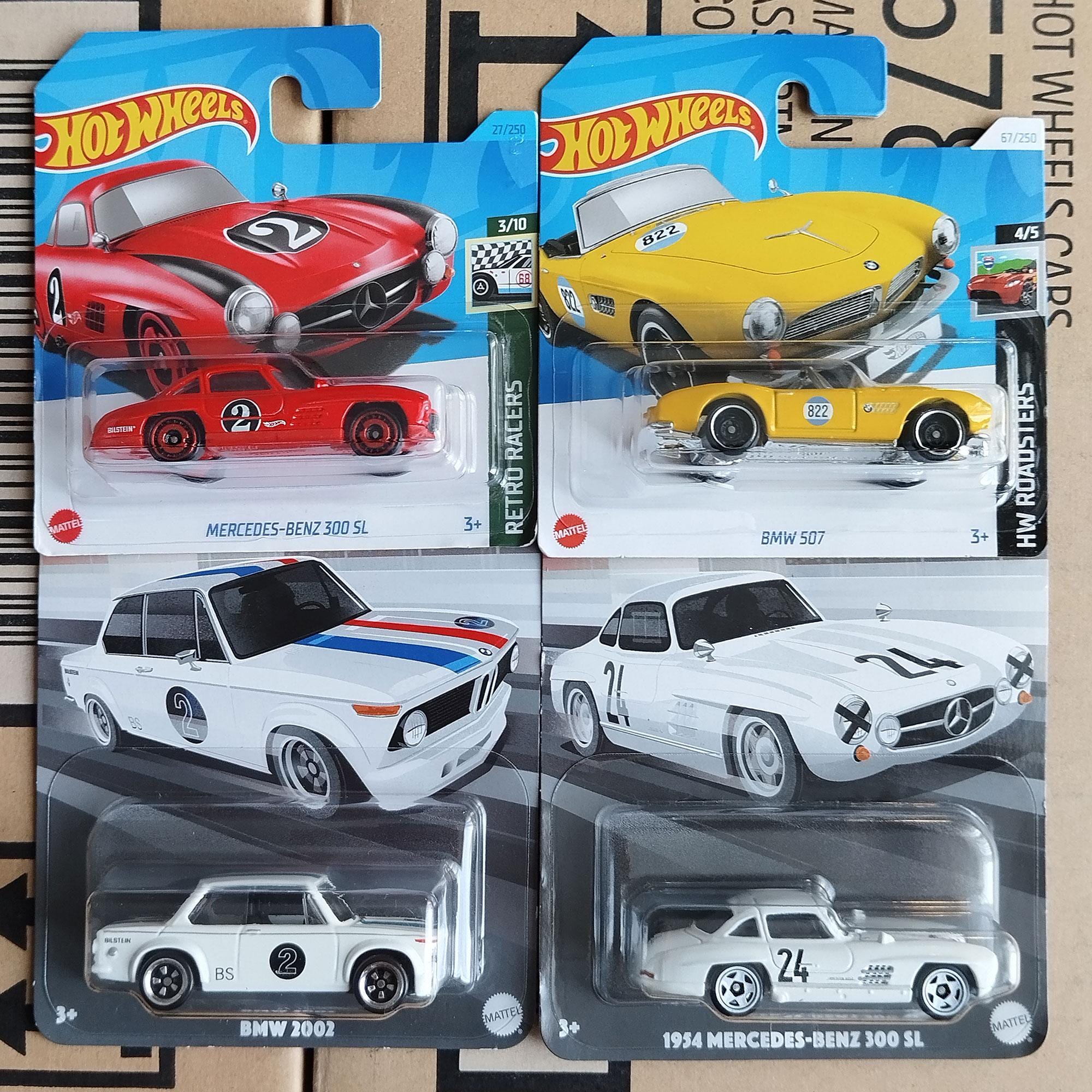 Lot of 4 Hot Wheels Mercedes and BMW Vintage Retro Collectible Cars Diecast 1 64 Scale Models. Perfect Car Collector Gift Set for Boyfriend Etsy