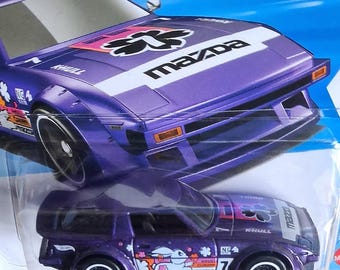 Hot Wheels MAZDA RX-7 Diecast 1/64 Scale Model | Racing JDM Car