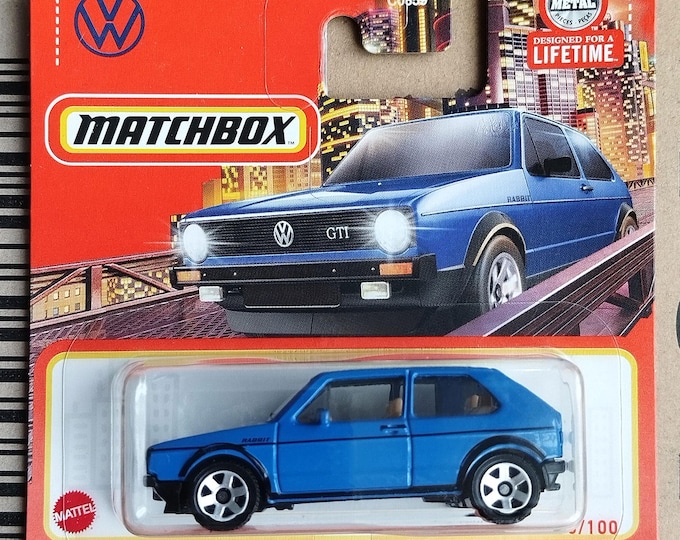 Matchbox Volkswagen Rabbit Golf MK1 Diecast Scale Model, Collectible VW ...
