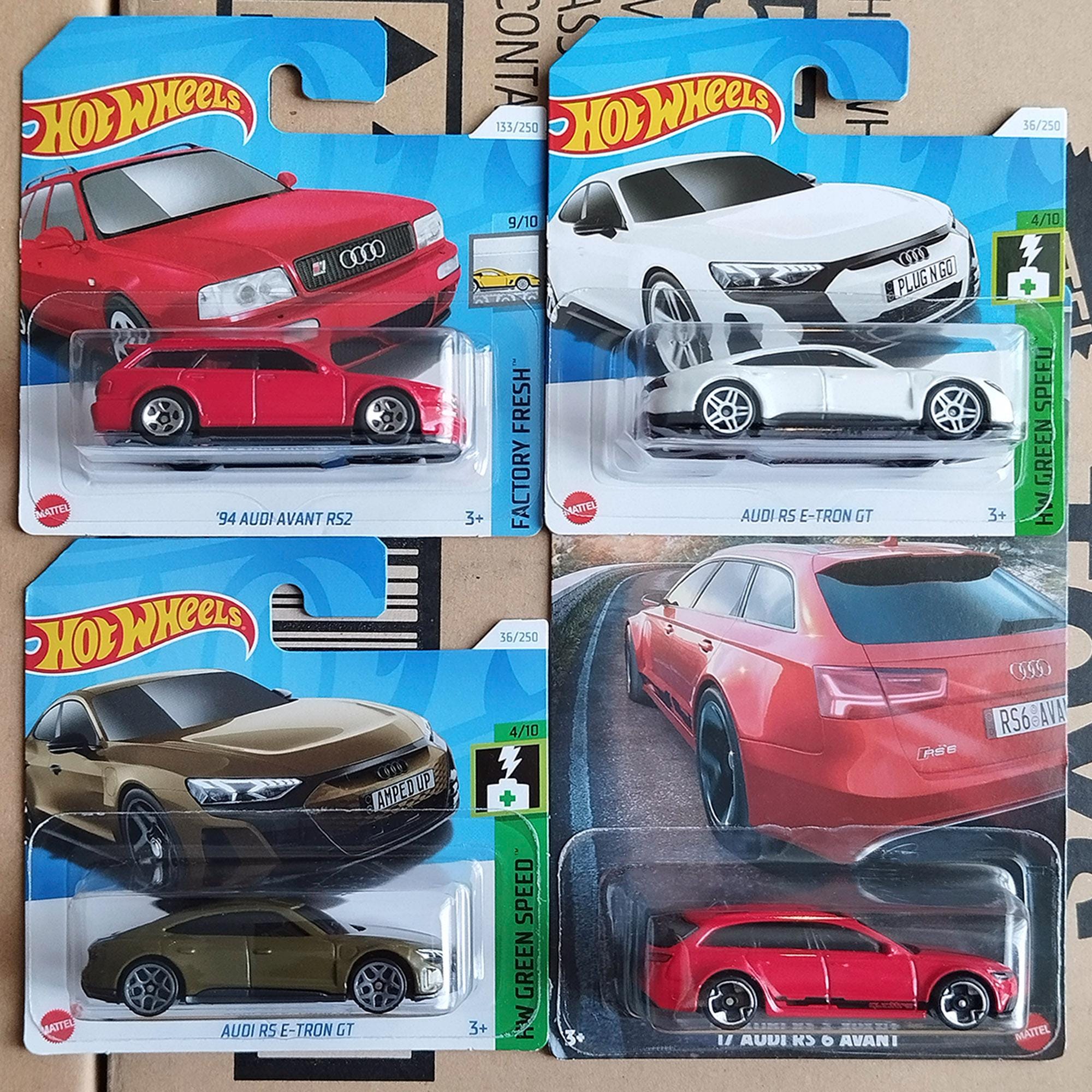 Lot de 4 voitures de collection Hot Wheels Audi Avant et E Tron Modeles reduits moules sous pression a l echelle 1 64 idee cadeau parfaite pour collectionneur de voitures allemandes Etsy France