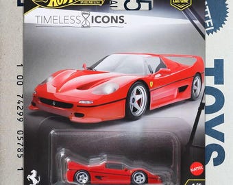 フェラーリF50レッド、中古特別限定版、希少なダイキャスト製