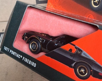 Matchbox Car 1977 Pontiac Firebird Black Diecast 1/64 Scale Model