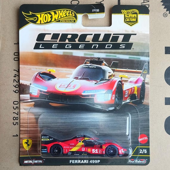2025 Hot Wheels Premium Ferrari 499P Diecast 1/64 Scale Model