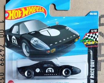 Hot Wheels Porsche 904 Carrera GTS Diecast Scale Model | Rzadki znalezisko kolekcjonerskie, zabawkowy samochód wyścigowy | Prezent dla przyjaciela, kolekcjonera niemieckich samochodów, szefa