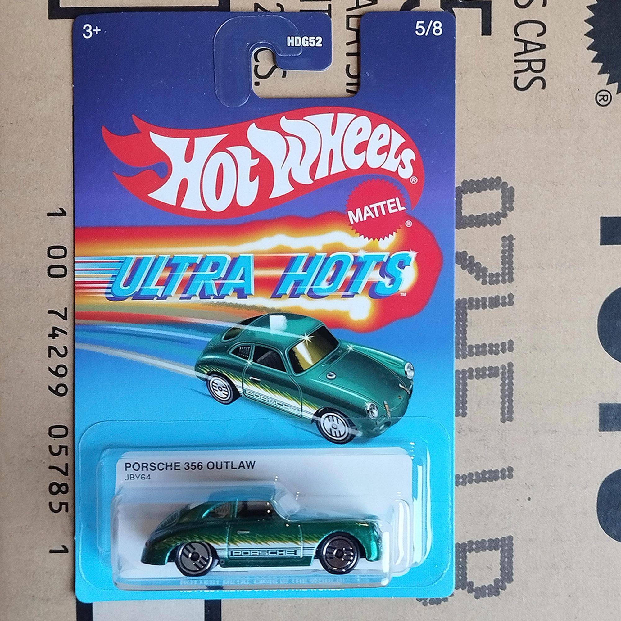 Hot Wheels Porsche 356 Outlaw Metal Diecast Scale Model | Gift for