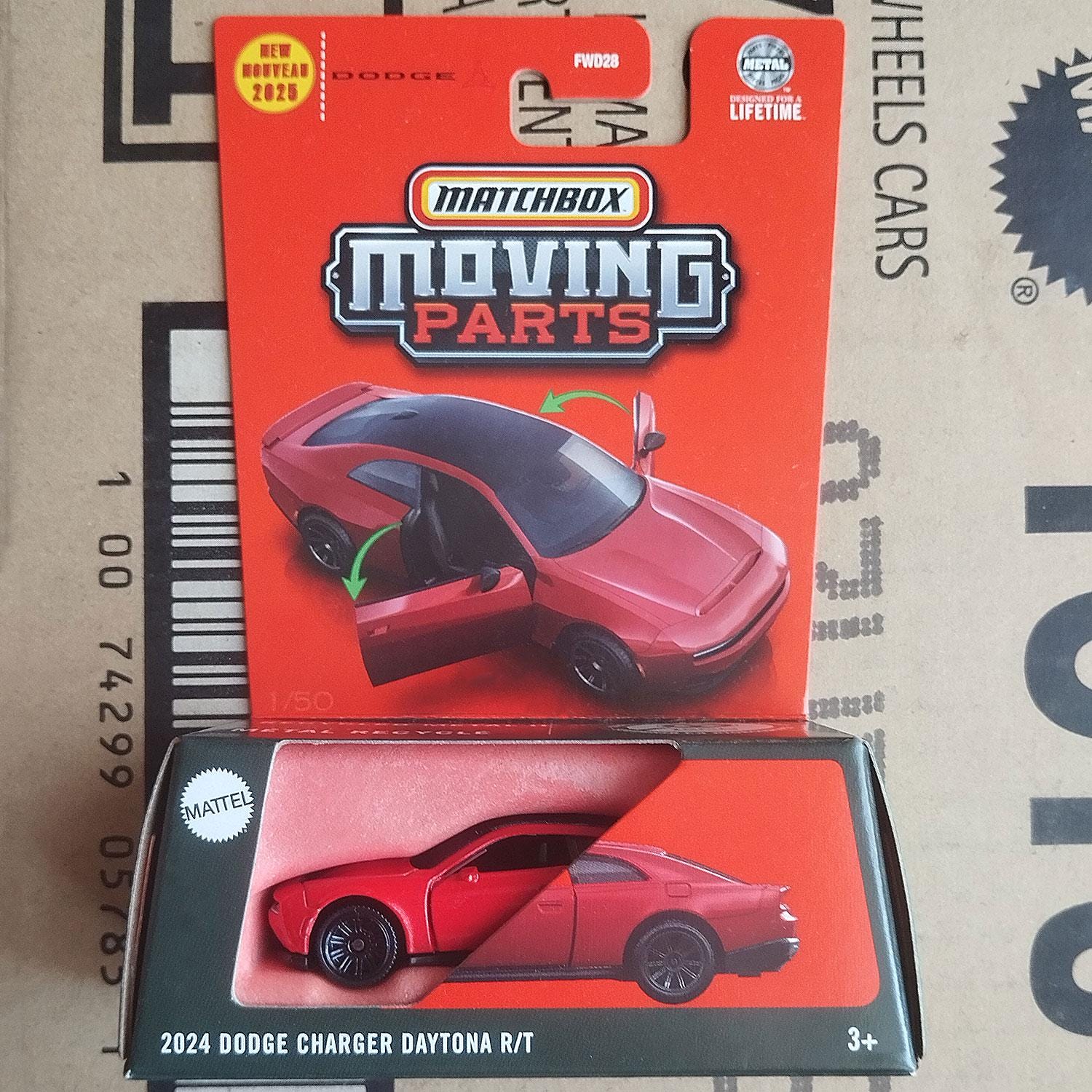 Matchbox Car Dodge Charger Daytona R/T Diecast 1/64 Scale Model