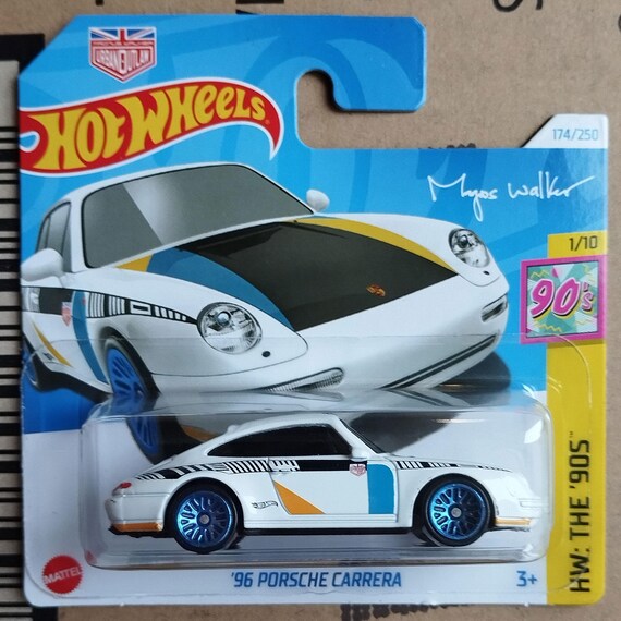 ホットウィール ポルシェ911カレラ 1/64スケール ダイキャストモデル 4