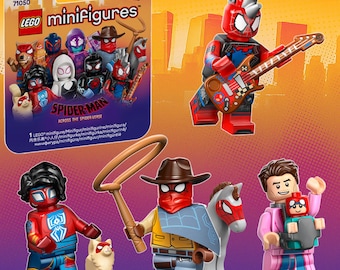 4 LEGO Spider-Man Across the Spider-Verse Minifigures 71050 - Brand New - You Pick | Lego Fan Gift for Boyfriend, Coworker, Brother, Friend