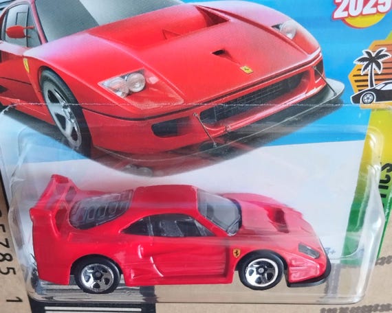 Rare Hot Wheels Ferrari F40 Competizone Diecast 1/64 Scale Model