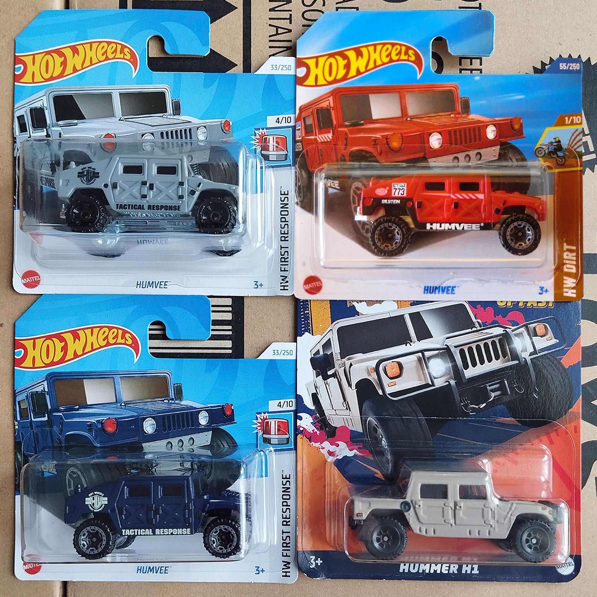 Lot of 4 Hot Wheels Humvee, Hummer US Army Military Vehicle
