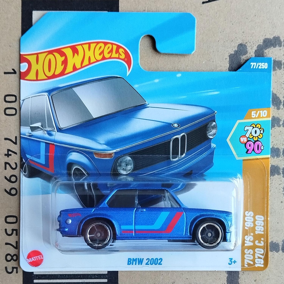 Hot Wheels BMW 2002 Diecast 1/64 Scale Model | Collectible Vintage