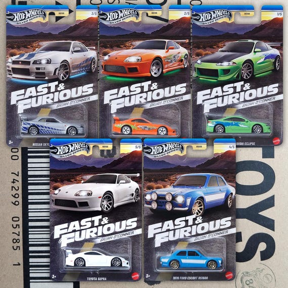 NEW 2024 Hot Wheels Fast and Furious Brian O'conner Diecast