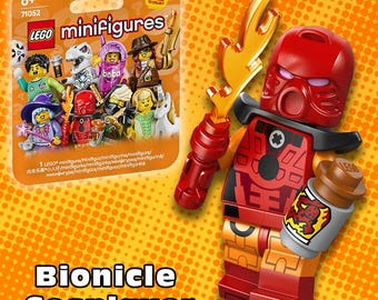 LEGO Minifigure Series 29 Bionicle Cosplayer 71052 | Collectible Minifigure Toy | Rare LEGO Figure Gift for Boyfriend, Coworker, Lego Fan