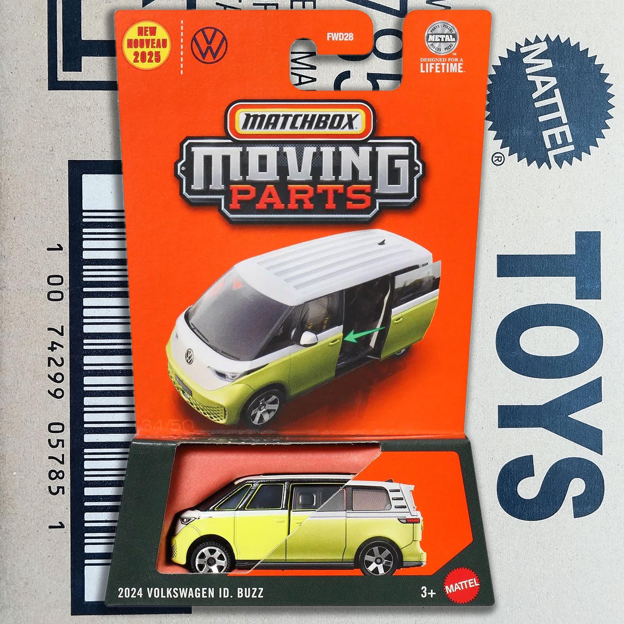 Matchbox Car - 2024 VOLKSWAGEN ID. Buzz Diecast Scale Model