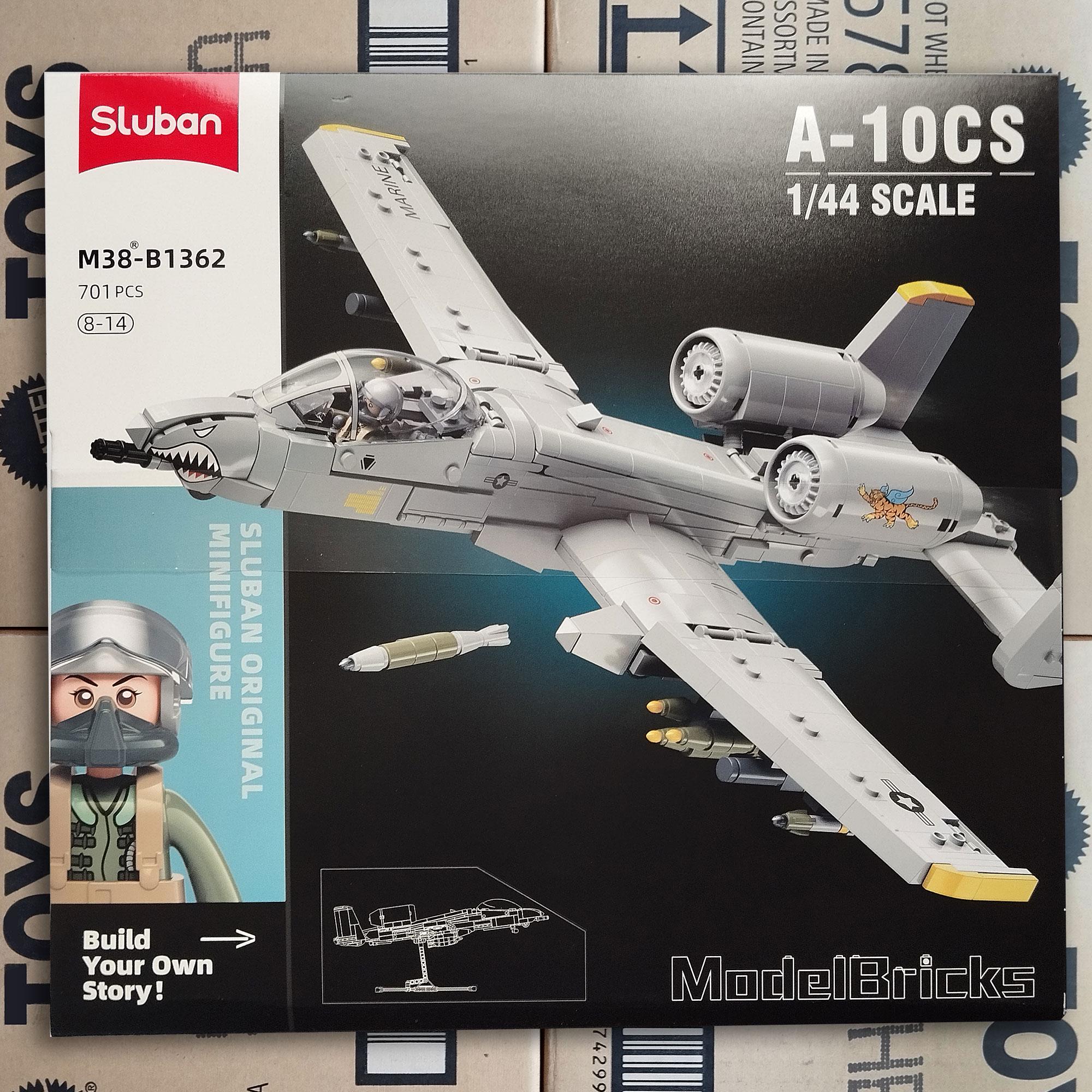 Sluban American A-10 Thunderbolt II Aircraft LEGO Compatible