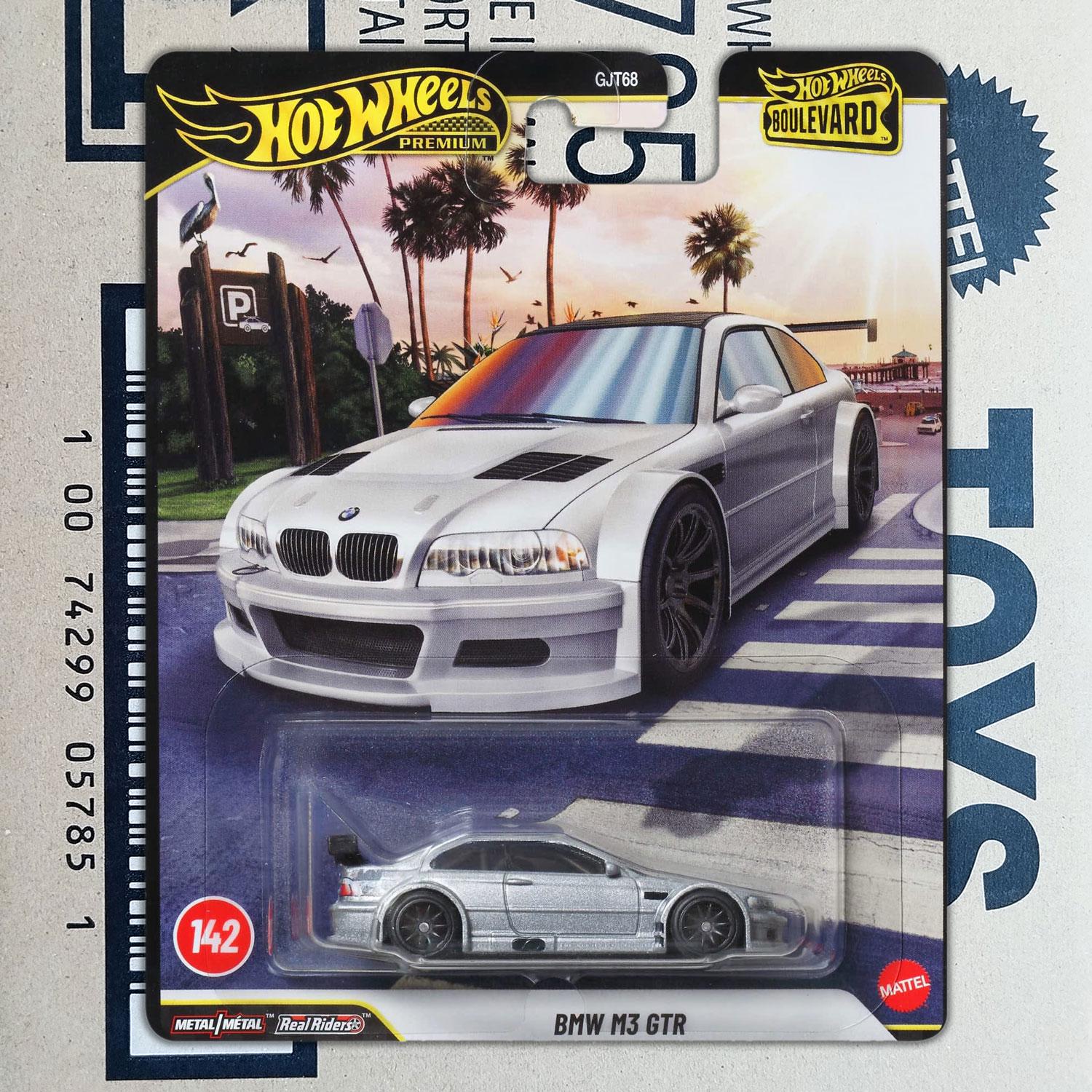 Premium Hot Wheels BMW M3 GTR Diecast 1/64 Scale Model | Gift for
