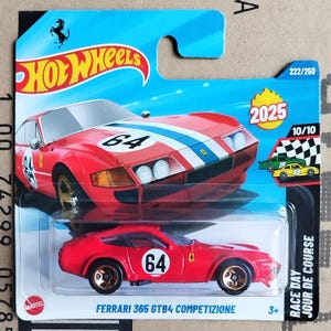 Rare Hot Wheels Ferrari 365 GTB4 Diecast 1/64 Scale Model | VHTF Vintage Racing Car | Car Lover Gift | Gift for Boyfriend | Gift for Brother